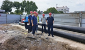 【市城市燃熱集團富泰熱力】公司領導深入在建工地檢查施工安全生產工作